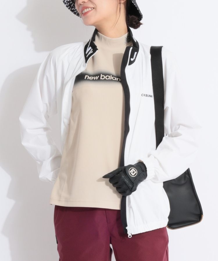 ジャックバニー JB 【撥水防風】裏メッシュロゴスタンドネック