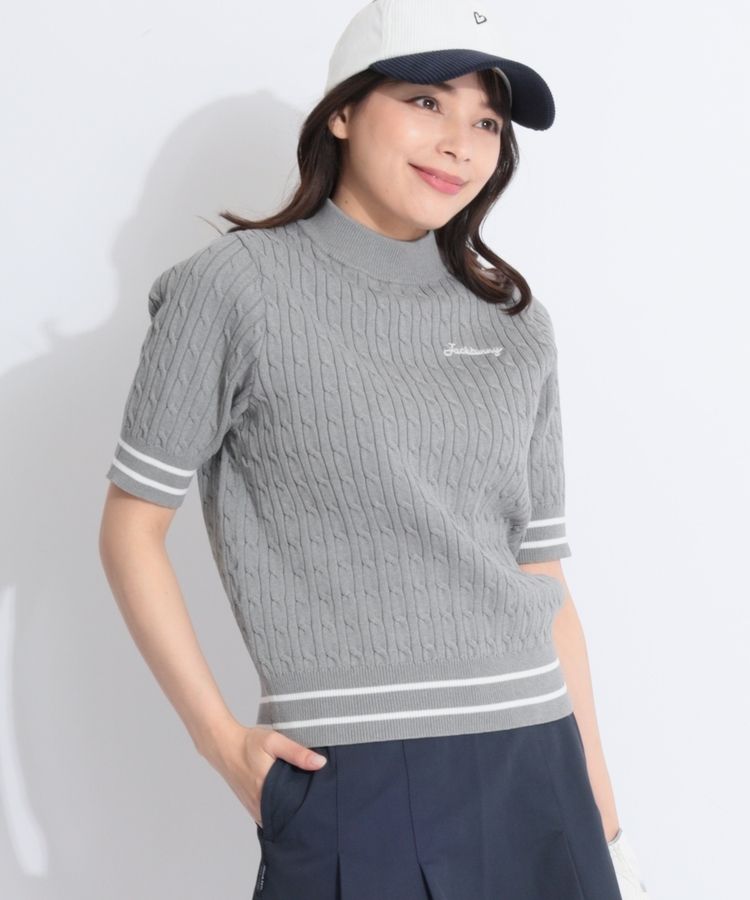 Jack Bunny!! ジャックバニー ゴルフ モックネック【６】新品！ Jack Bunny!! 【PREMIUM SALE 30%OFF】Jack ジャックバニー