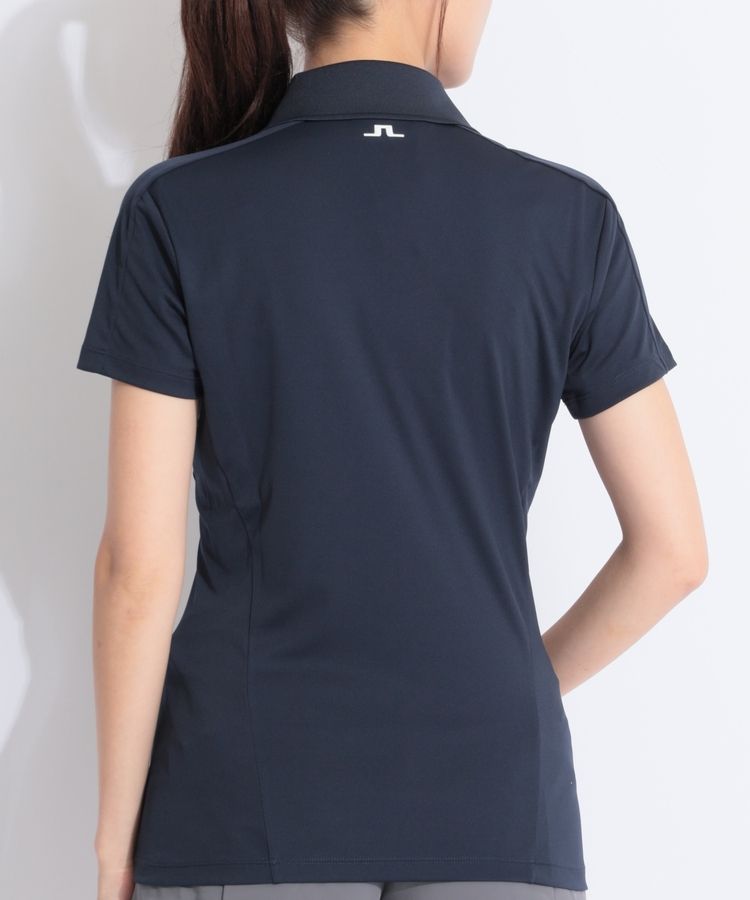 ジェイリンドバーグ JL ショルダーロゴライン半袖ポロシャツ