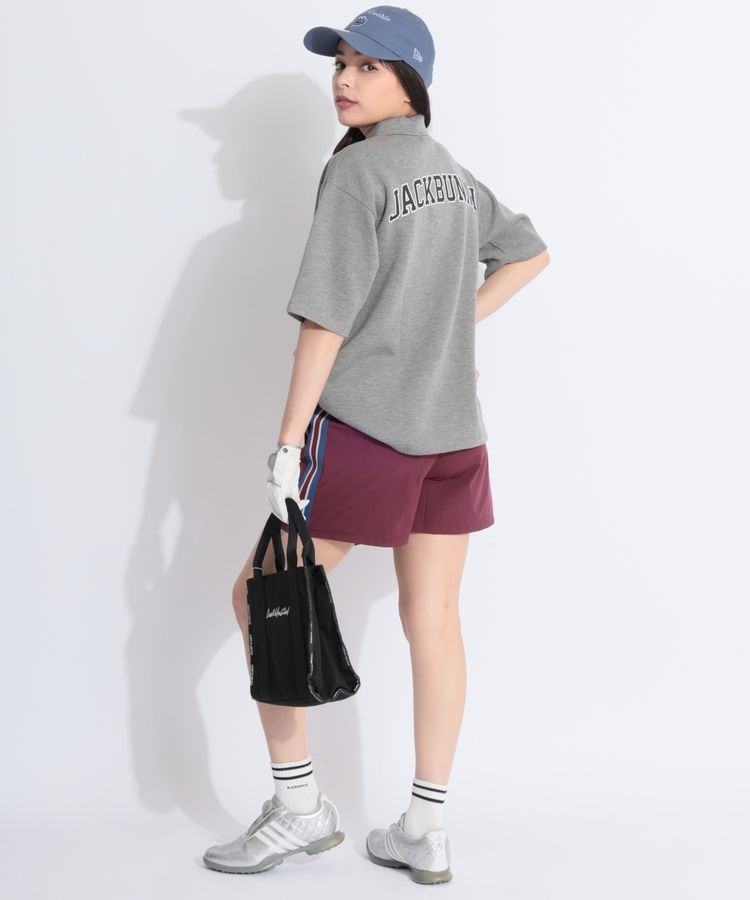 ジャックバニー JB バックプリントダンボール5分袖ポロシャツ