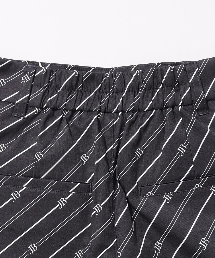 ジャックバニー JB バイアスロゴプリーツショートパンツ