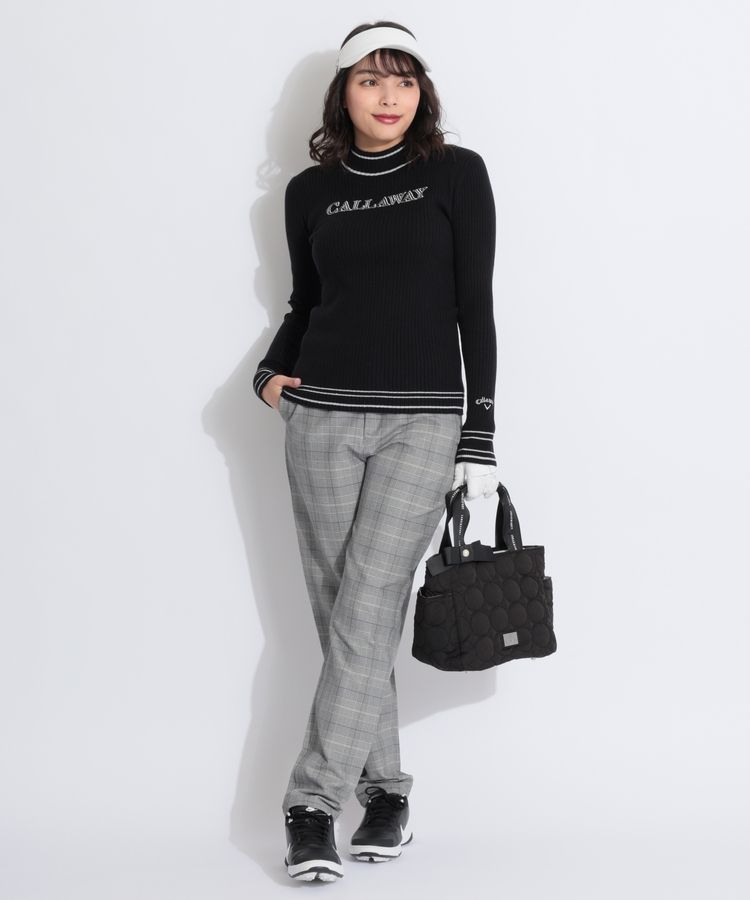 ニューバランスゴルフ NB グレンチェックテーパードパンツ レディース