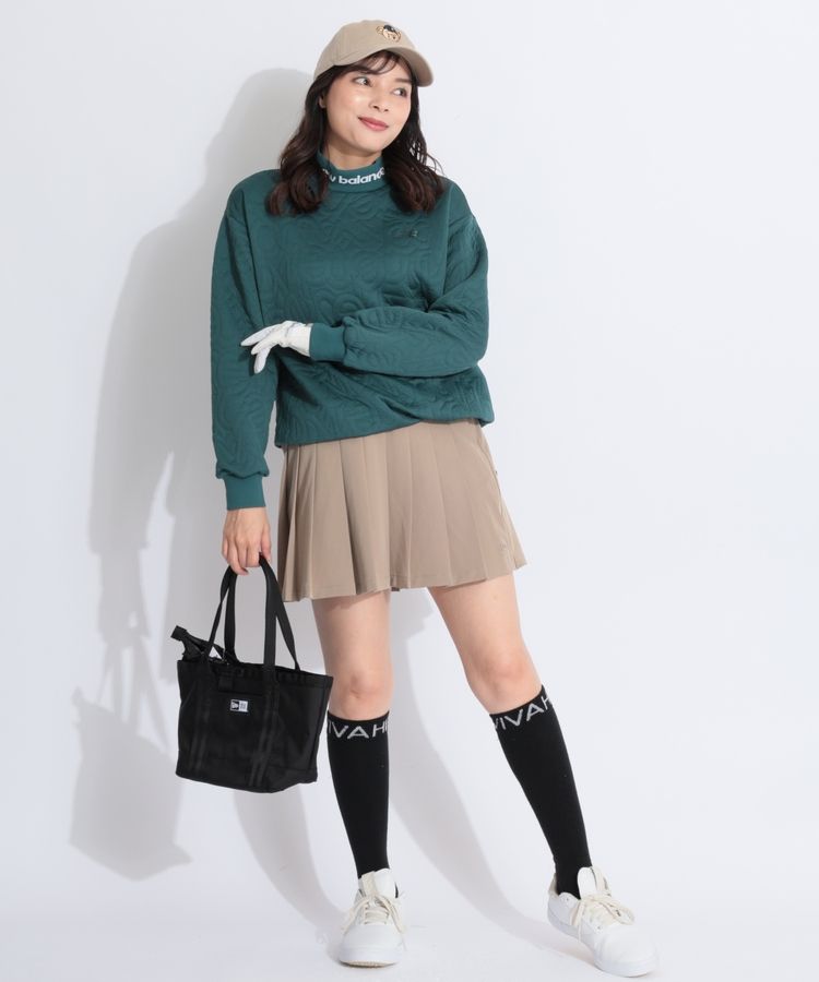 ニューエラ NE 【ストレッチ】ウエストベルト付きプリーツ