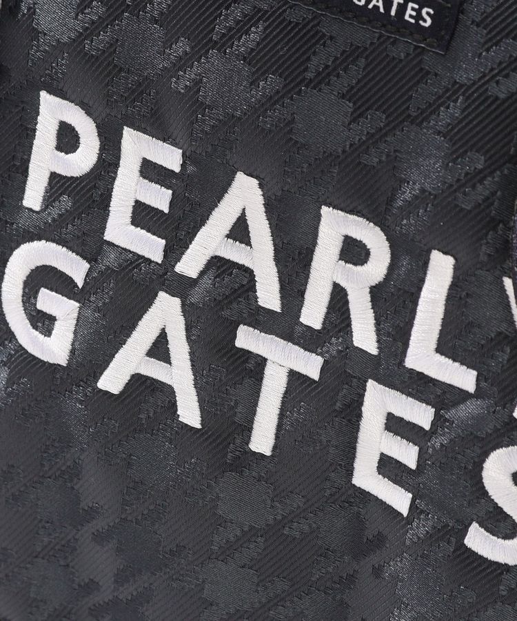 パーリーゲイツ PG ニコちゃんワッペン千鳥格子カートバッグ