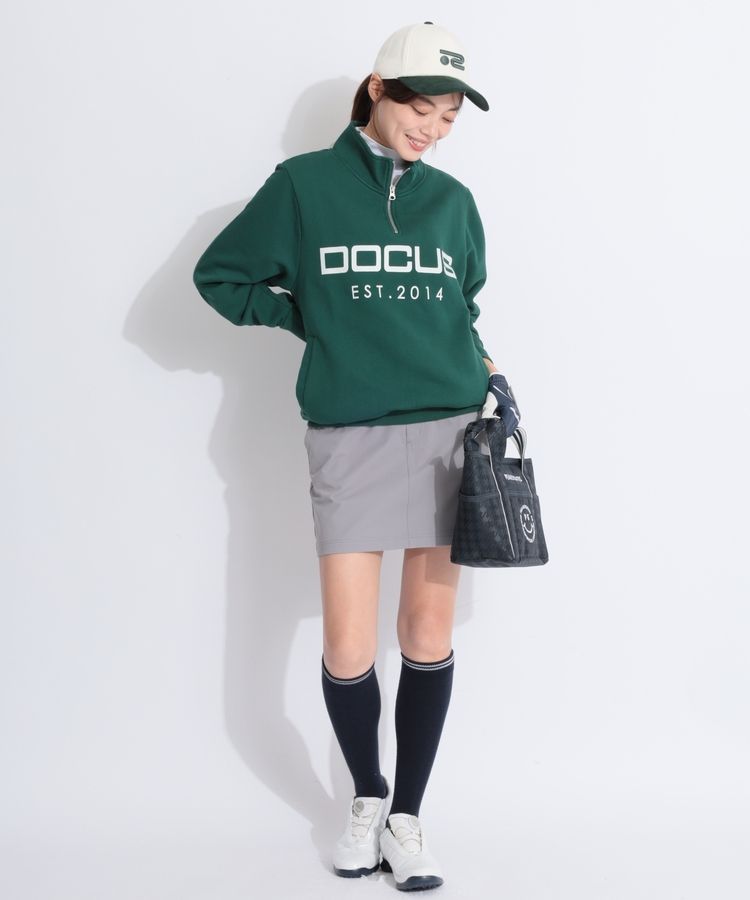 パーリーゲイツ PG ニコちゃんワッペン千鳥格子カートバッグ