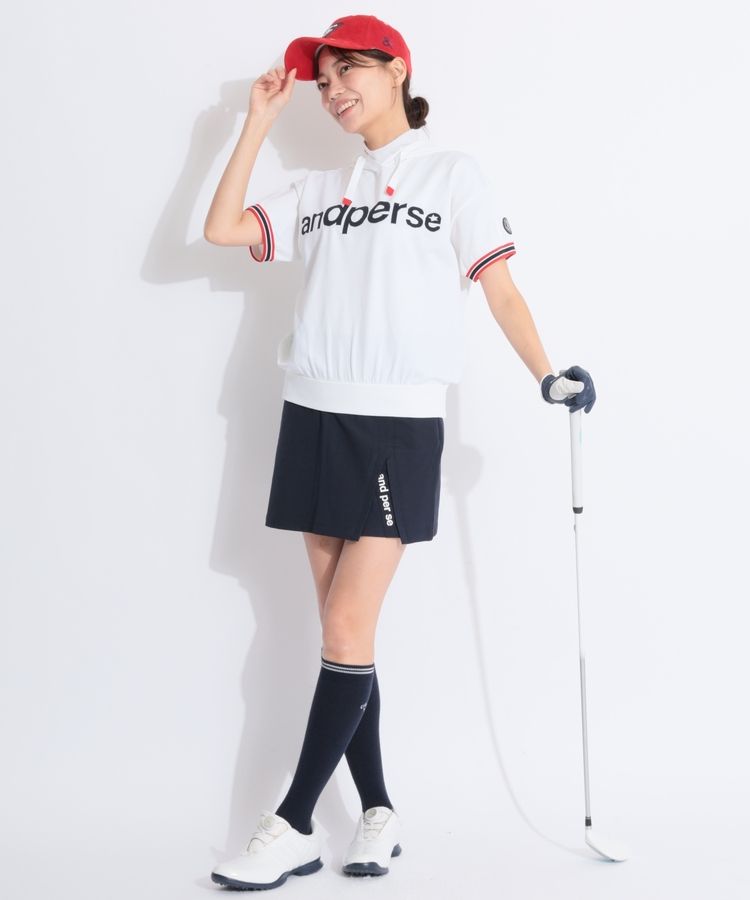 【マルチストレッチ】スリット風ツイルスカート