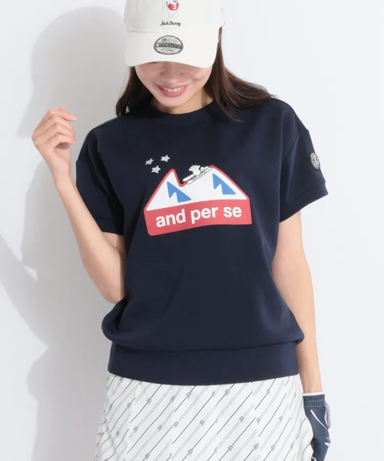 and per se ゴルフウェアセット ピンク/ネイビー and per se ゴルフウェアセット ピンク/ネイビー t-on ゴルフ