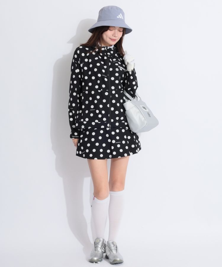 パーリーゲイツ PG ランダムドット柄サッカースカート レディース