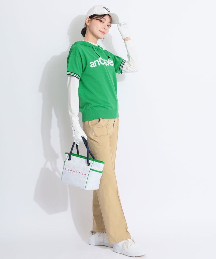 and per se アンパスィ　半袖ニット　プルオーバー アンパスィ(and per se) 半袖カットソー | レディースゴルフ