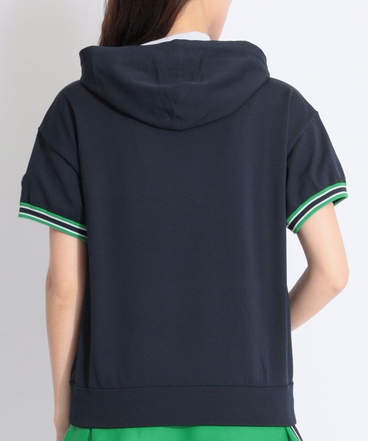 アンパスィ AP 【洗濯機洗いOK】アクティブニット半袖フーディ