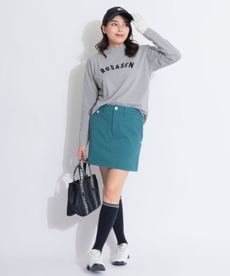 ピン PN 【速乾ストレッチ】ツイル台形スカート レディースゴルフ