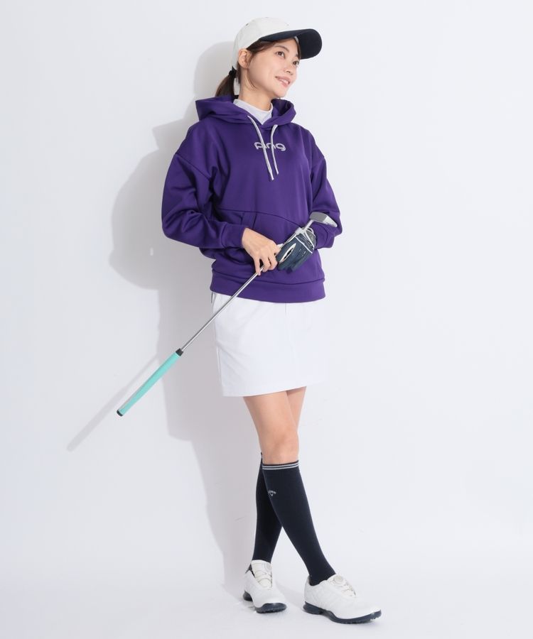 ピン PN 【速乾ストレッチ】ツイル台形スカート レディースゴルフ