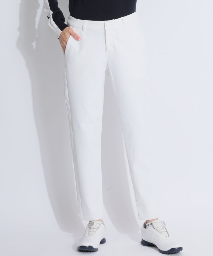 （K25483）ビームスゴルフ パンツ Lサイズ ホワイト ストレッチ素材 BEAMS GOLF パンツ 「ドライ/UVカット/伸縮性」「MEN」BEAMS