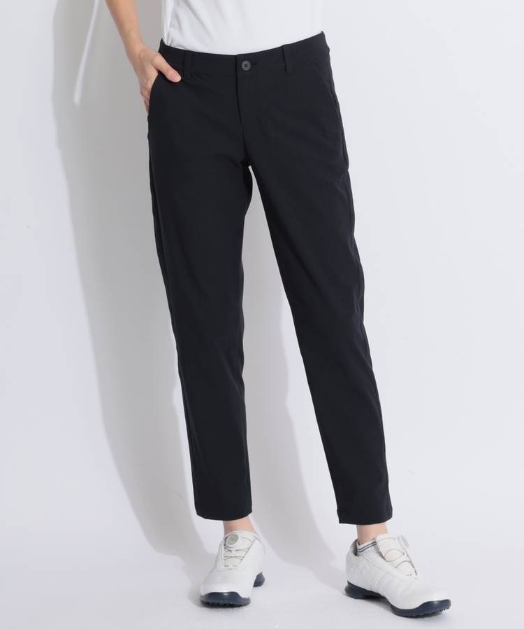 BE 【冷感ストレッチ】サイドステッチテーパードパンツ