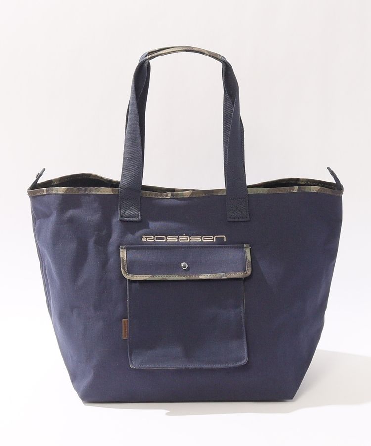 フロントポケットキャンバス2WAYトートバッグ