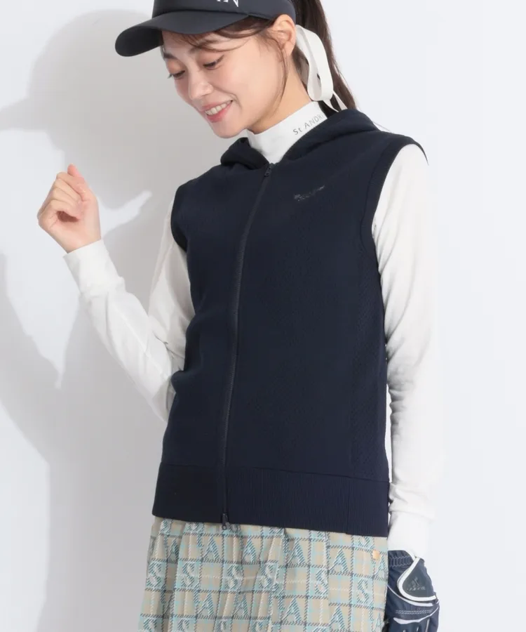 セントアンドリュース SA ベア天シンプルモックネック長袖カットソー