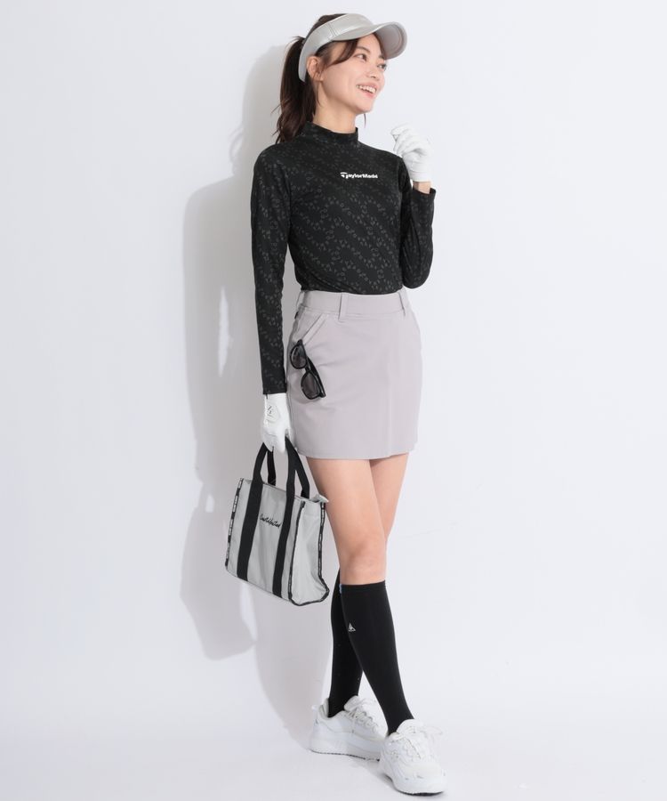 テーラーメイドゴルフ TG 【吸汗速乾UV】総柄サークルロゴモックネック