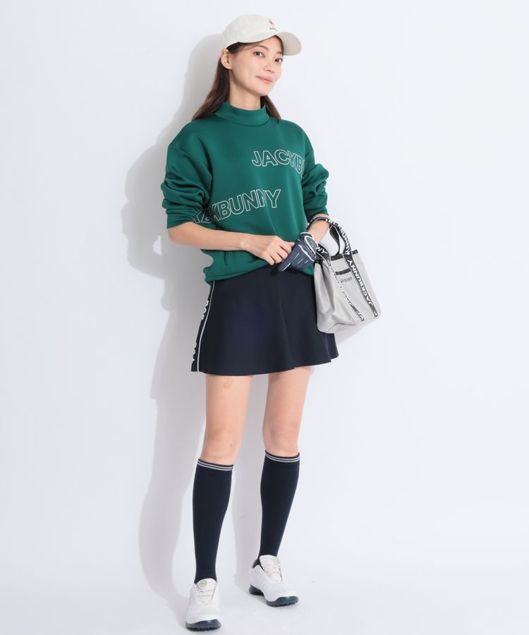 アンパスィ AP 【洗濯機洗いOK】サイドロゴラインアクティブニット