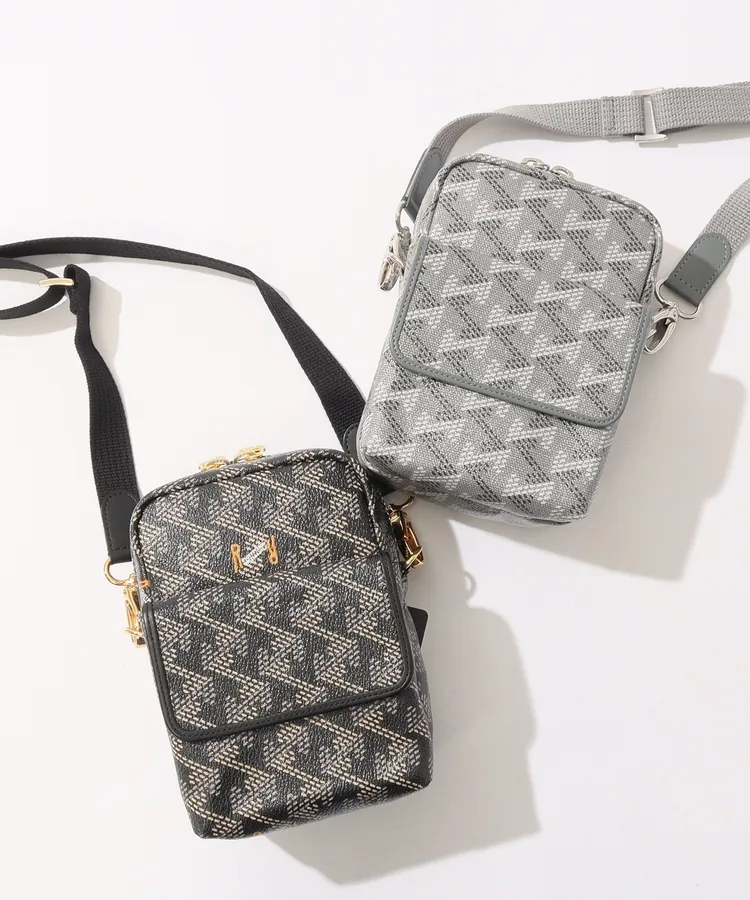 パーリーゲイツ PG ブラックウォッチ柄2WAYカートバッグ レディース