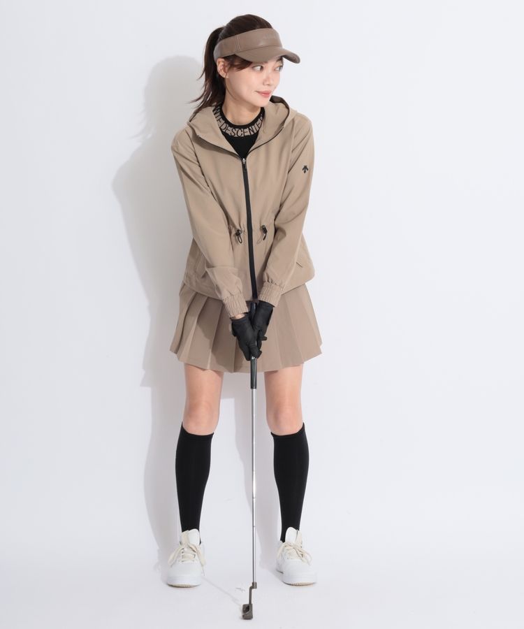 デサントゴルフ DE 【手洗い可能】ジャガードロゴモックネックニット