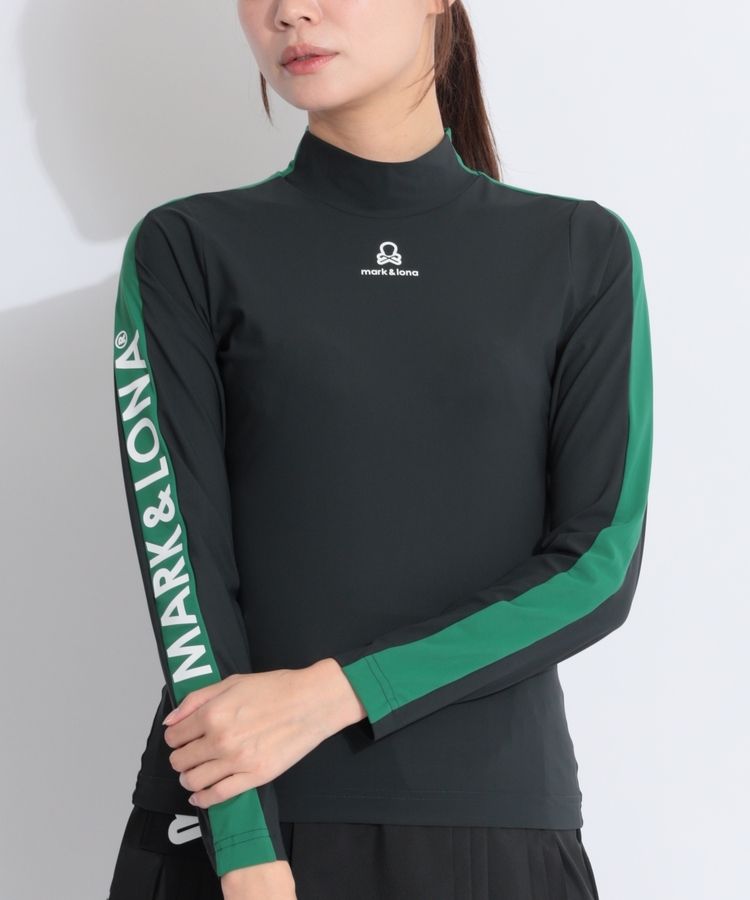 マーク＆ロナ モックネック ブラック 30%OFF】MARK&LONA マークアンドロナ Nerve Mock Tee | MEN モック