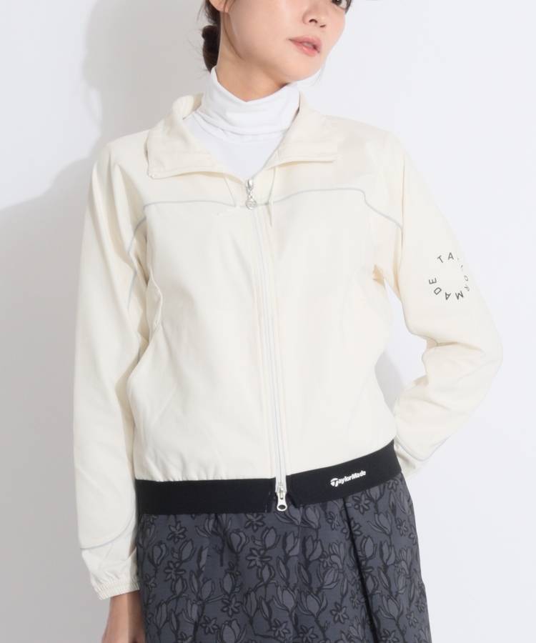 TG 【撥水ストレッチ】サークルロゴクロップドジャケット