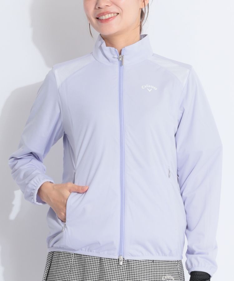 【防風撥水】メッシュ切替フルジップブルゾン