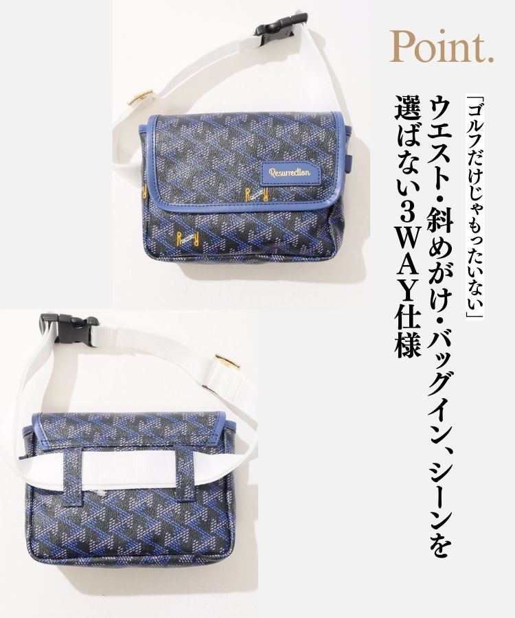 レザレクション 【CURUCURU限定別注】【アイクスNo.2】ウエストポーチ 335afa01e1340eeda87c441e29e26d