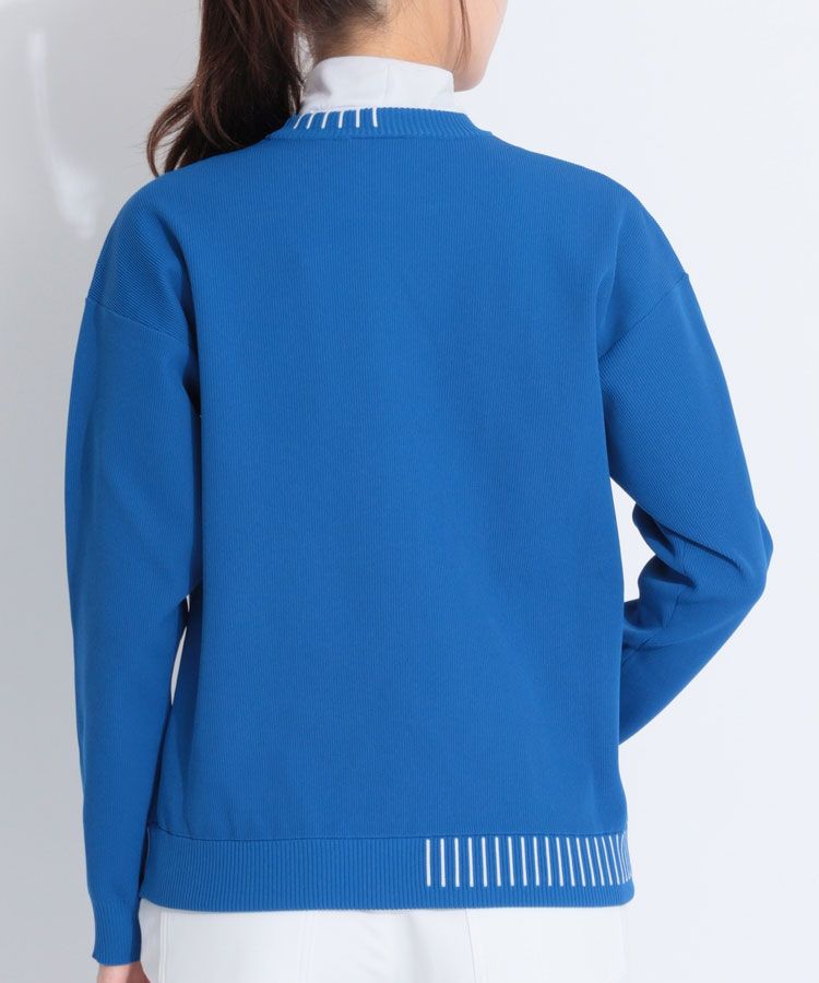 テーラーメイド　クールネックセーター テーラーメイドゴルフ TG 【ストレッチ】リブステッチクルー