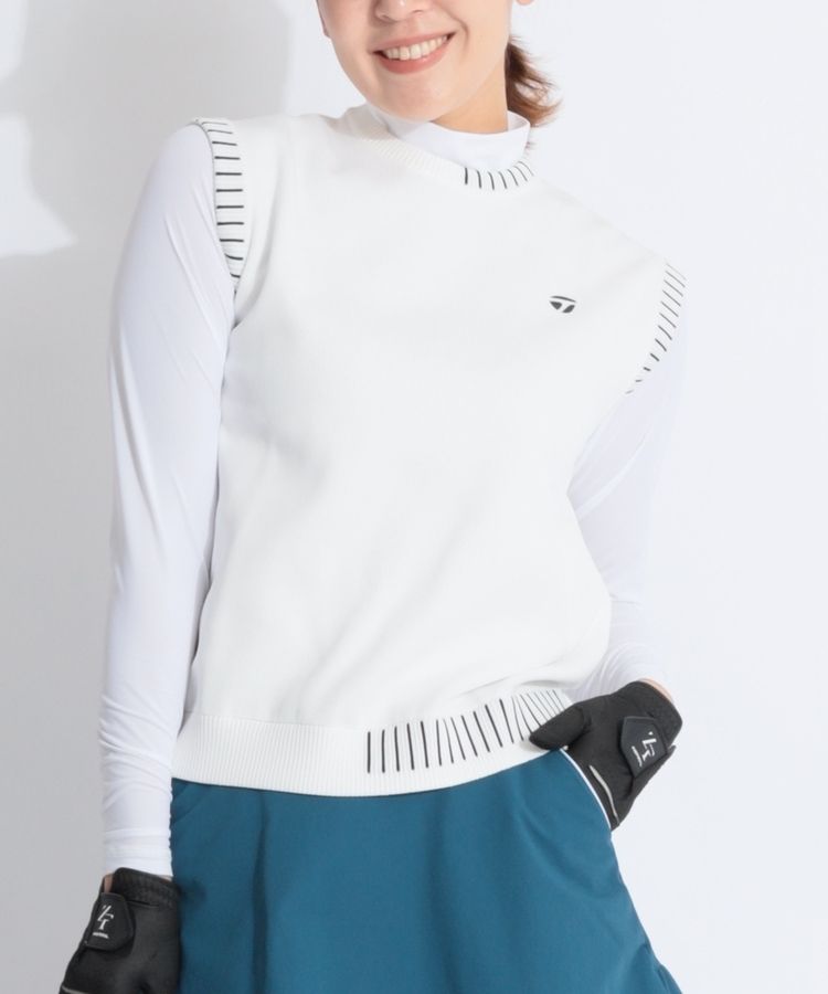 テーラーメイドゴルフ TG 【ストレッチ】リブステッチクルーネック