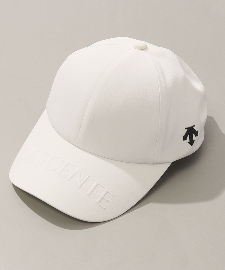 デサントゴルフ DE 【部分速乾】エンボスロゴ入りキャップ レディース