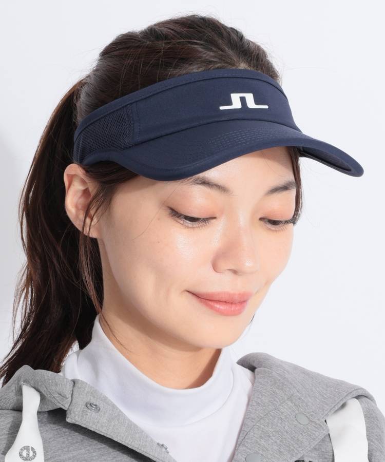 JL アイコンロゴメッシュ切替サンバイザー