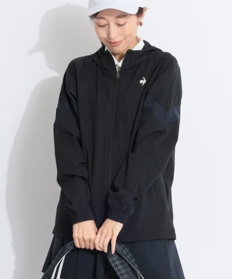 パーリーゲイツ PG ニコちゃんワッペン千鳥格子トートバッグ