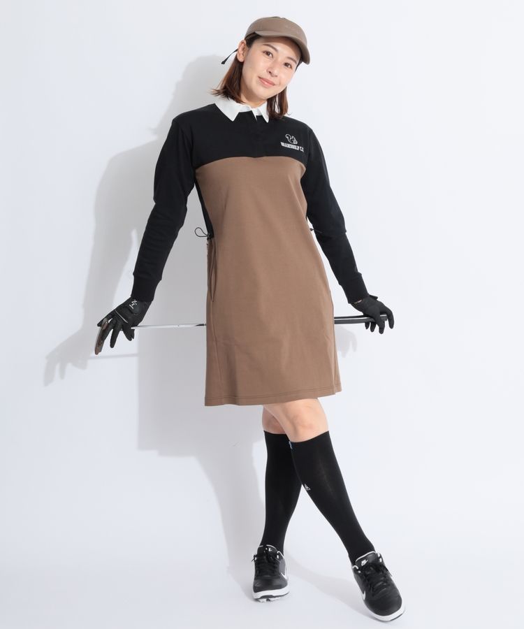 ビームスゴルフ BE 【ストレッチ】クレリックカラードロスト長袖