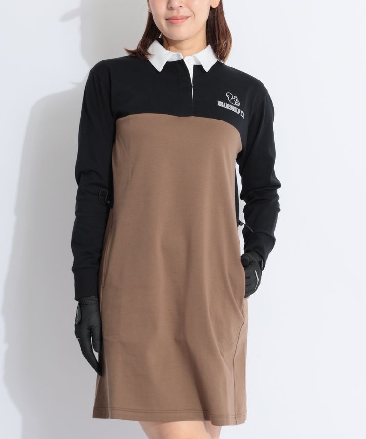 ビームスゴルフ BE 【ストレッチ】クレリックカラードロスト長袖