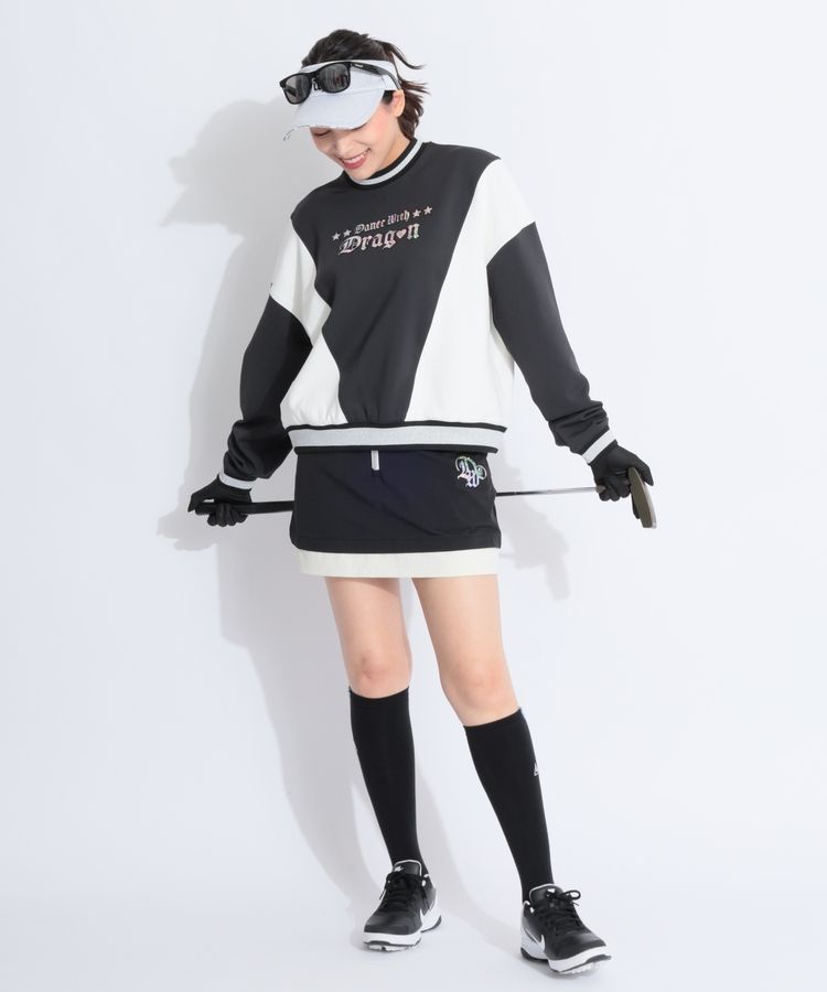 ダンスウィズドラゴン　　ウエア　ショートパンツ　ソックス　サンバイザー ダンスウィズドラゴン DD ロゴ刺繍ラメサンバイザー レディース