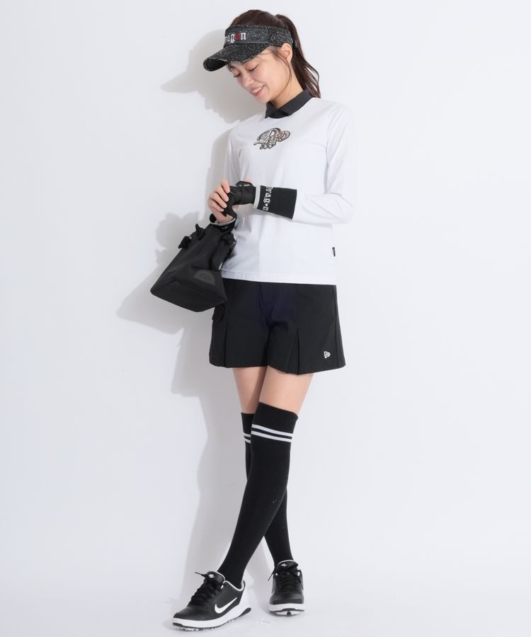 ダンスウィズドラゴン DD ロゴ刺繍ラメサンバイザー レディースゴルフ