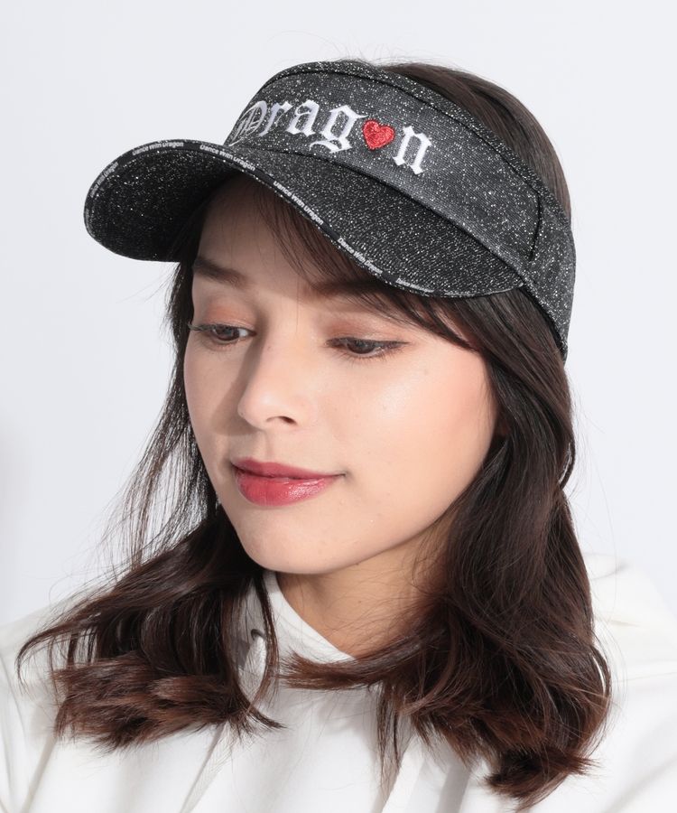 ダンスウィズドラゴン DANCE WITH DRAGON ニット サンバイザー ゴルフ