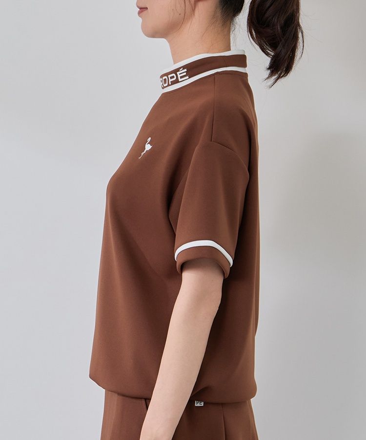 ジュン＆ロぺ JR 【UVストレッチ】配色ライン半袖プルオーバー