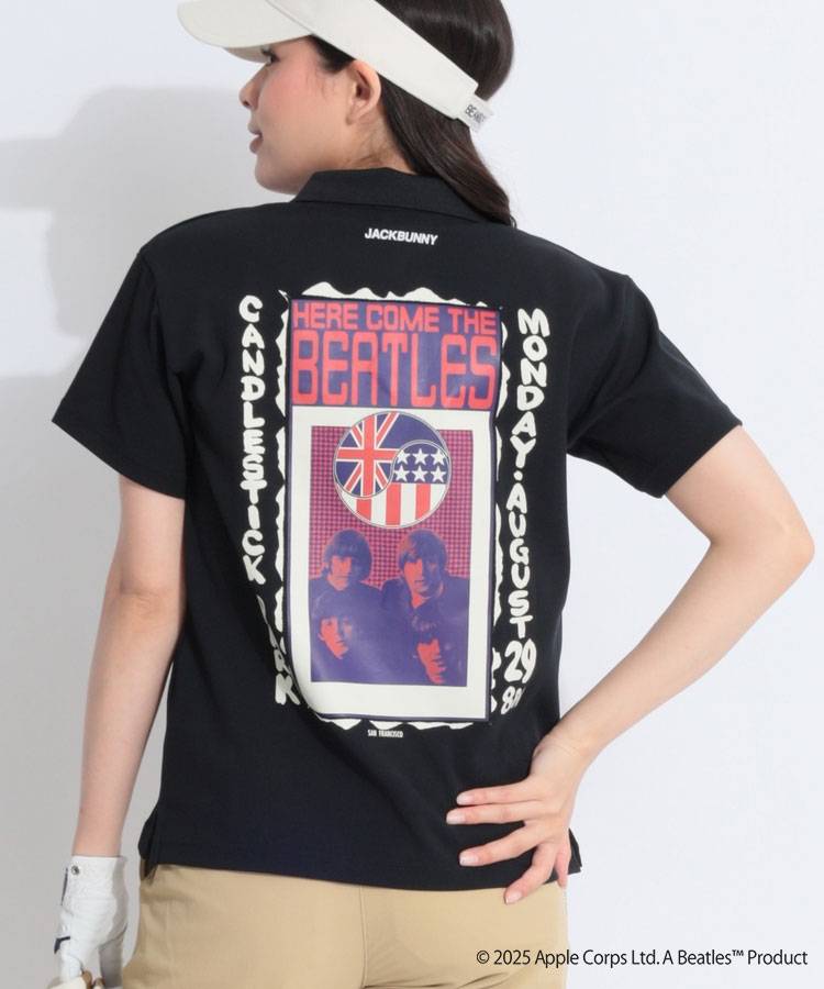 JB 【TheBEATLES×JackBunny!!】選べるデザイン天竺半袖ポロシャツ