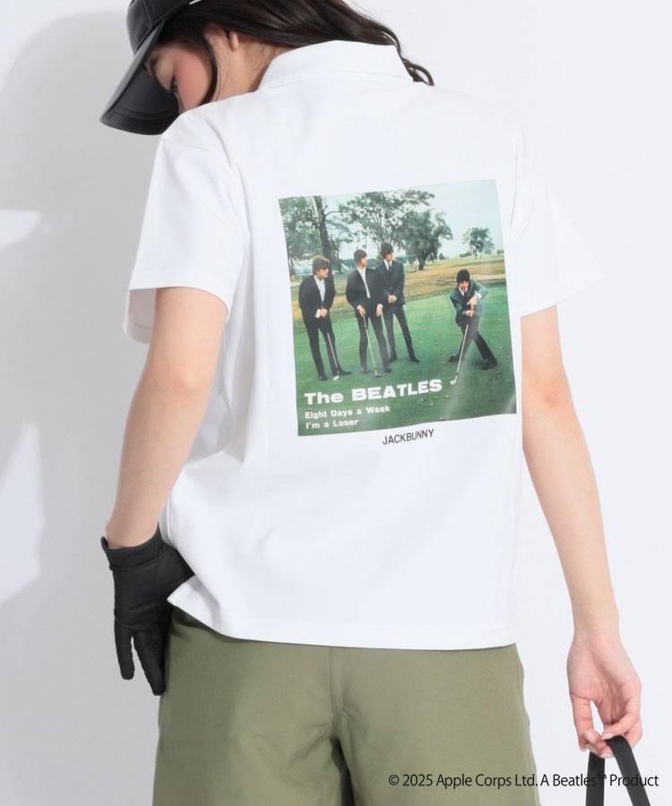 JB 【TheBEATLES×JackBunny!!】選べるデザイン天竺半袖ポロシャツ