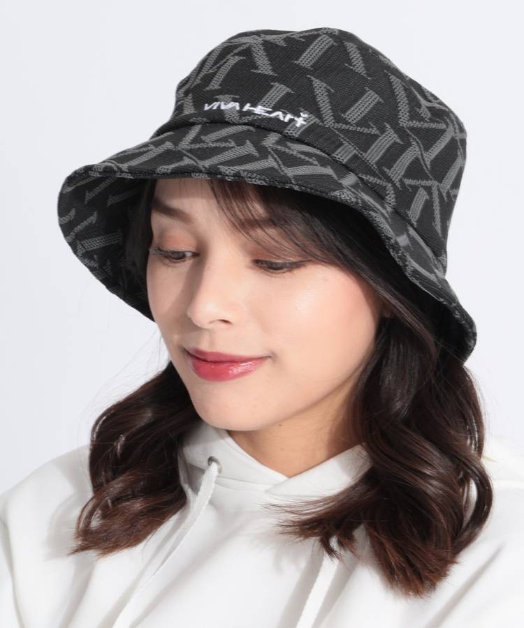 VH モノグラム総柄バケットハット