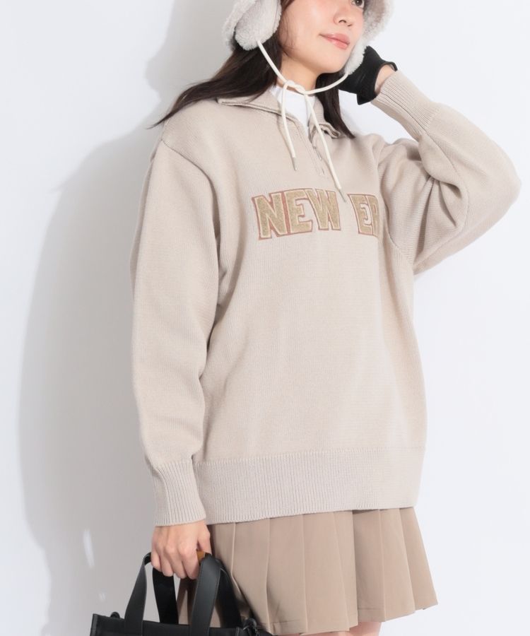 ニューエラ ゴルフ レディース ニット プルオーバー アイボリー Mサイズ ニューエラ ゴルフ レディース ニット プルオーバー アイボリー M