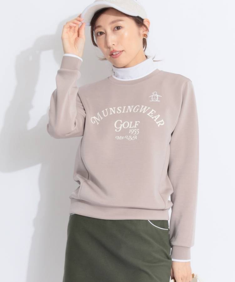 MW 【ストレッチ】ダンボールニットクルーネックプルオーバー
