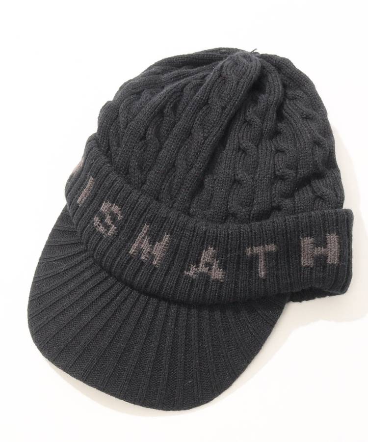 TM ケーブル編みニットキャップ