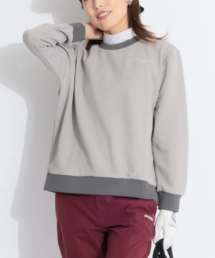 ジャックバニー JB 【撥水】ロゴ刺繍ツイルテーパードパンツ