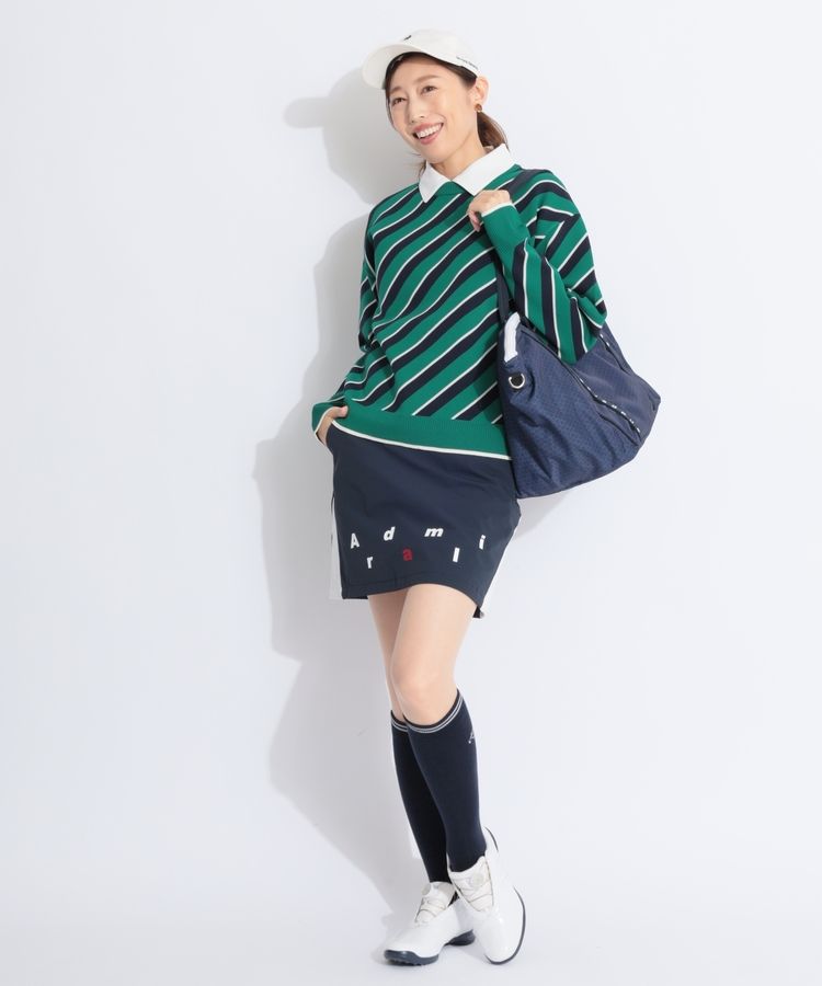 アドミラルゴルフ AM 【高断熱性】ロゴプリント中綿スカート