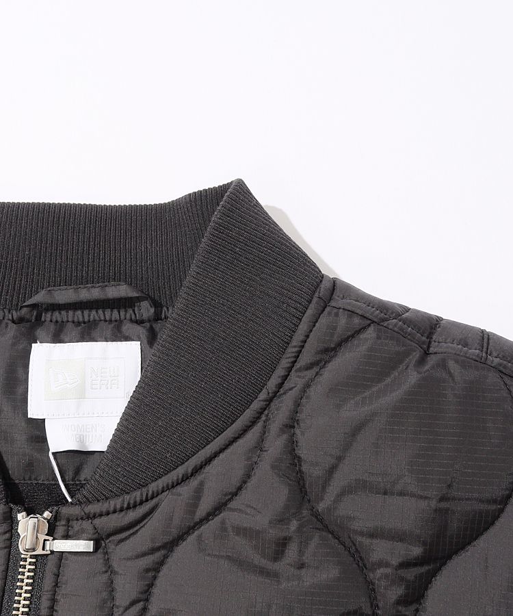 ニューエラ NE 【撥水】バックロゴ刺繍キルティングジャケット
