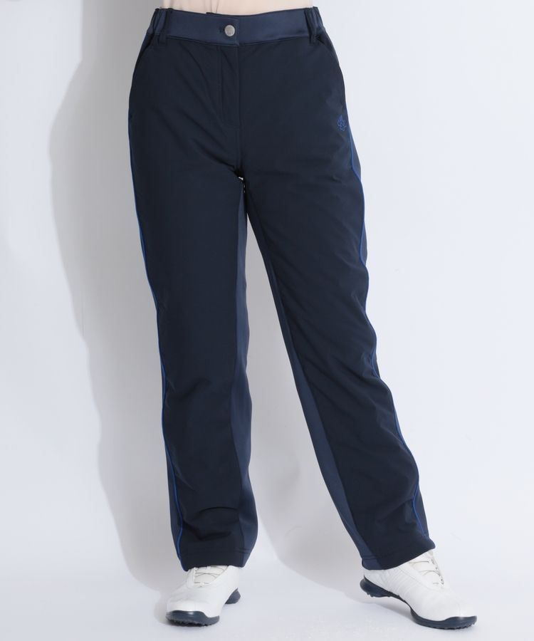 【保温ストレッチ】サイドライン中綿ハイブリッドパンツ