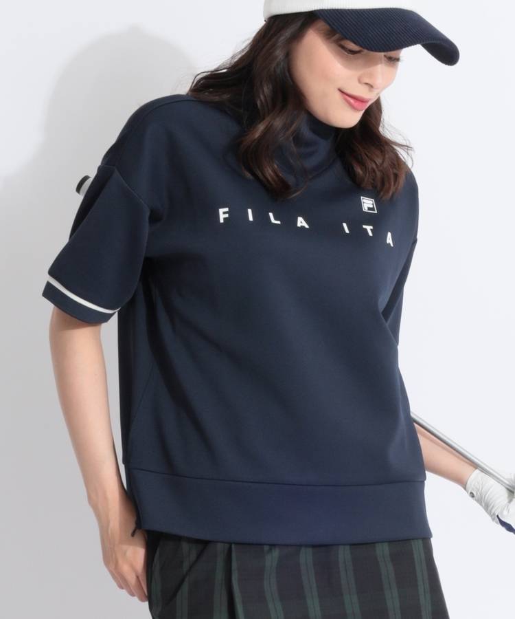 FG 【保温UV】変形ネックダンボール半袖プルオーバー